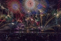 【刈谷・知立発】*日帰り夕食弁当付*『気比の松原 第77回とうろう流しと大花火大会』1